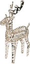 Christmas Decorations Kerstverlichting - rendier - goud - 60 cm - 100 leds- warm wit
