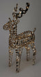 Christmas Decorations Kerstverlichting - rendier - goud - 60 cm - 100 leds- warm wit