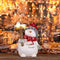 Christmas Gifts Kerst Beeld Sneeuwpoppenpaar - Beeldje 36CM - Kersversiering voor Binnen en Buiten