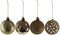 Christmas Gifts - Kerstballen Set Goud - 100 Kunststof Kerstballen - Verschillende Afwerkingen - Ø 3/4/6 cm