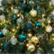 Christmas Gifts Kerstballen Set Goud/Groen - 50 Stuks Kunststof Kerstballen - Kerstversiering