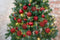 Christmas Gifts Kerstballen Set Rood - 100 Kunststof Kerstballen - Verschillende Afwerkingen - Ø 3/4/6 cm