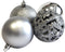 Christmas Gifts Kerstballen Set Zilver - 100 Kunststof Kerstballen - Verschillende Afwerkingen - Ø 3/4/6 cm