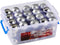 Christmas Gifts Kerstballen Set Zilver - 70 Stuks Kunststof Kerstballen - Incl. Kerstballen Opbergbox - Ø4/5/6 cm