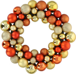 Christmas Gifts Kerstkrans 36 cm - Kerst Decoratie Deurkrans met 55 Kerstballen - Kerstversiering Kerstkrans Buiten of Binnen - Kerst Krans Kunststof