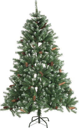 Christmas Gifts Kunstkerstboom 210 CM - Kerstboom met Sneeuw, Dennenappels en Besjes - Kunstboom