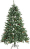 Christmas Gifts Kunstkerstboom 210 CM - Kerstboom met Sneeuw, Dennenappels en Besjes - Kunstboom