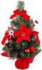 Christmas Kerstversiering Rood Groen Plastic Weefsel Kerstboom 40 Cm