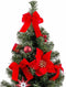 Christmas Kerstversiering Rood Groen Plastic Weefsel Kerstboom 40 Cm