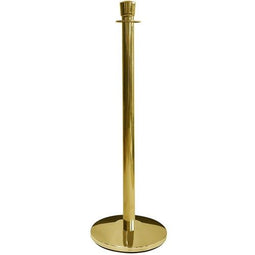 Klika - Toegangspaal messingkleur hoogte 1 meter - 2 stuks