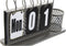 Tafelkalender DKD Home Decor 26 x 8 x 18 cm Zwart Metaal Lichtgrijs