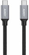 Aukey USB-C Male to USB-C Male kabel - 1m - Grijs Zwart