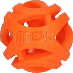 Chuckit! Breathe Right Fetch Ball - Hondenspeelgoed - Hondenbal - Drijvend - Large - Ø7 cm - Oranje - 1 Stuks
