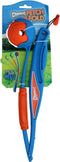 Chuckit! Fetch & Fold Launcher - Ballenwerper hond - Werpstok inklapbaar - Inclusief rubberen bal - Blauw/Oranje
