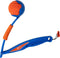 Chuckit! Fetch & Fold Mini Launcher - 26-46 cm - Ballenwerper Hond - Werpstok Inklapbaar - Inclusief rubberen bal - Blauw/Oranje