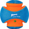 Chuckit! Giggle Kick Fetch - Hondenspeelgoed - Hondenbal - Stevig hondenspeeltje - Blauw/Oranje - Ø14 cm
