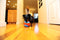 Chuckit! Indoor Ball - Hondenspeelgoed - Hondenbal - Bounceflex Core Technology - Ø12 cm - Blauw/Oranje