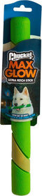 Chuckit! Max Glow Ultra Fetch Stick - Hondenspeelgoed - Interactieve apporteerspelletjes - Glow in the dark - 28 cm - Groen