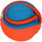 Chuckit! Rope Fetch - Hondenspeelgoed - Hondenbal - Drijvend - EVA-foam/Canvas - Ø13 cm - Oranje/Blauw