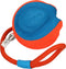 Chuckit! Rope Fetch - Hondenspeelgoed - Hondenbal - Drijvend - EVA-foam/Canvas - Ø13 cm - Oranje/Blauw
