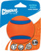 Chuckit! Ultra Ball – Hondenspeelgoed – Hondenbal – Apporteerspeelgoed – L – Ø 7 cm – Oranje/Blauw - 1 Stuks