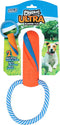Chuckit! Ultra Bumper Tug - Hondenspeelgoed - Trekspeeltje - Duurzaam rubber - 17 x Ø6 cm - Oranje/Blauw