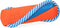 Chuckit! Ultra Bumper Tug - Hondenspeelgoed - Trekspeeltje - Duurzaam rubber - 17 x Ø6 cm - Oranje/Blauw