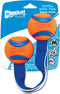 Chuckit! Ultra Duo Tug - Hondenspeelgoed - Apporteerspeelgoed - Nylon/Rubber - Medium - Ø6 cm - Blauw/Oranje