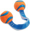 Chuckit! Ultra Duo Tug - Hondenspeelgoed - Apporteerspeelgoed - Nylon/Rubber - Medium - Ø6 cm - Blauw/Oranje