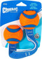 Chuckit! Ultra Duo Tug - Hondenspeelgoed - Apporteerspeelgoed - Nylon/Rubber - Medium - Ø6 cm - Blauw/Oranje