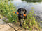 Chuckit! Ultra Fetch Stick - Hondenspeelgoed - Apporteerspeelgoed - Zacht voor het gebit - Duurzaam - 28 x Ø3 cm - Oranje/Blauw