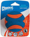 Chuckit! Ultra Squeaker Bal - Hondenspeelgoed - Hondenbal - Duurzaam rubber - Large - Ø7 cm - Blauw/Oranje - 1 Stuks