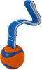 Chuckit Ultra Tug – Honden apporteerspeelgoed – Honden bal Small ø5cm – Geschikt voor middelgrote honden - Drijft op Water – Oranje/Blauw