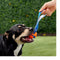 Chuckit Ultra Tug – Honden apporteerspeelgoed – Honden bal Small ø5cm – Geschikt voor middelgrote honden - Drijft op Water – Oranje/Blauw