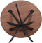 StarFurn Eettafel Ferris Eiken Rond 130cm Walnoot