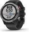 Garmin fēnix 6 Solar - Smartwatch - Zonne-energie - Zilver (Zwart)