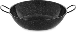 Vaello Diepe Pan Met Handvat Vaello Zwart Geëmailleerd Staal (Ø 38 Cm)