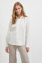 Vila Vigimas - L/s Shirt/su - Katoen - Wit