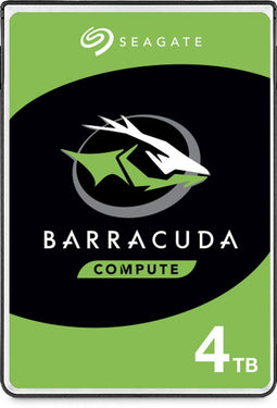 Seagate BarraCuda - Interne harde schijf - 2.5 inch - 4 TB - 5400 RPM - 128 MB cache