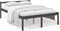 vidaXL - Seniorenbed - massief - grenenhout - grijs - 120x200 - cm