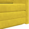 vidaXL - Vloersofa - Bed - 2-in-1 - Geel - 124x204x61 - cm - Velvet