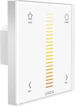 Touchpanel Led-Dimmer Voor Kleurtemperatuur - Dmx / Rf