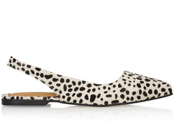 DWRS PARMA - Loafers - cheetah hair on - wit/zwart - maat 41