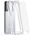 Podec Samsung Galaxy S21 - Doorzichtig Hoesje - Anti-Shock Case met Screenprotector
