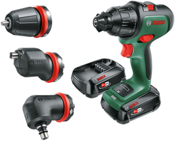 Bosch AdvancedImpact 18 - Klopboormachine - 2 accu's 3 boorhulpstukken - in draagkoffer (2 stuks)