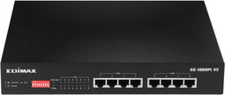 Edimax GS-1008PL V2 - Managed Switch - 8x PoE+ (802.3at) - 70W PoE-budget