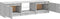 vidaXL - Tv-meubel - met - LED-verlichting - 140x40x35,5 - cm - grijs - sonoma - eiken