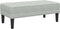 vidaXL - Ligbed - Lichtgrijs - 113 - cm - Velvet
