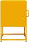 vidaXL - Nachtkastje - 36x39x60,5 - cm - koudgewalst - staal - mosterdgeel