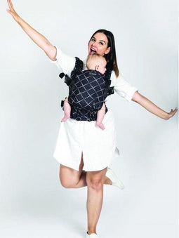 ISARA The One - Draagzak - Verstelbaar van newborn tot peuter - Diamonda Black
